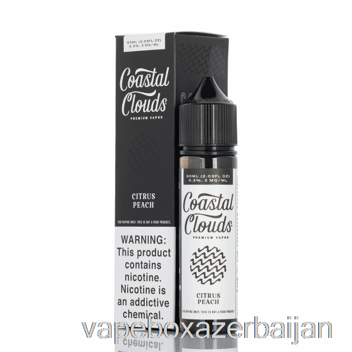 Vape Azerbaijan Citrus Peach - Coastal Clouds Co. - 60mL 0mg